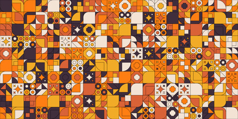 Abstract geometric shapes background