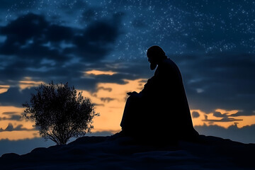 A Silhouette of Abraham the father of faith