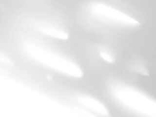 Shadow light summer background sunight overlay nature on room cement wall floor abstract blur muckup effect grey minimal platform for presentation product backdrop, wallpaper template display.