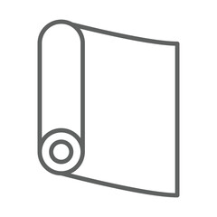 Yoga Mat icon Design