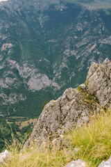Curevac Hiking Mountains in Durmitor National Park, Zabljak, Montenegro - Jagged Stone Rocks and Mountain Views - Incredible Hikes overlooking Tara Canyon and Forest