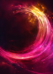 Neon globe with Glowing lights and Dark Background, Neon abstract background, glowing background