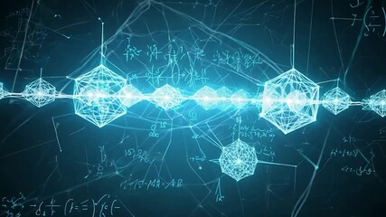 Visualization of neural mathematics with graph theory symbols. - Powered by Adobe
