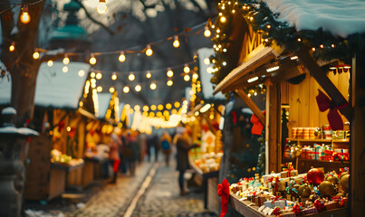 Obraz premium New Year and Christmas graphic advertising background