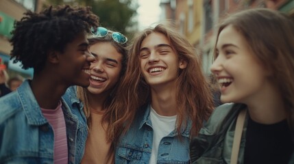 Friends Sharing a Moment of Joy