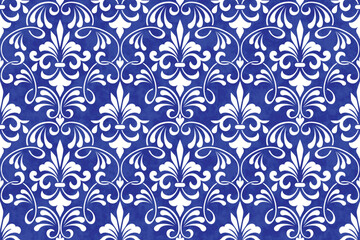blue pottery, cute blue and white ceramic background pattern for design texture, tile, wallpaper, silk, fabric, tiles vintage damask pattern seamless vector decorative floral ornament backdrop baroque