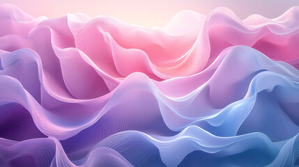 Fototapeta premium Relaxing Gradient Background Smooth and Harmonious Abstract Design for Mindful Tranquility