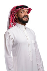 SAUDI MAN WITH TRADITIONAL DRESS