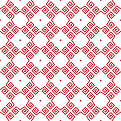 Seamless geometric abstract pattern with a Chinese style