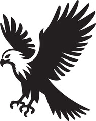  Brahminy Kite vector silhouette illustration logo