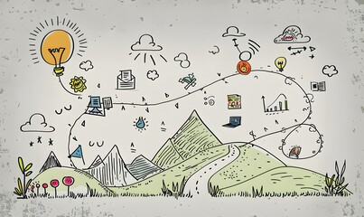 investment and business graphic advertising backgrounds