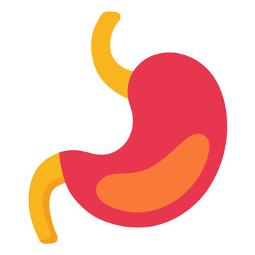 recommend clip art: Vector Illustration Human Stomach Digestive System Medical Graphic Anatomy Health Education Design