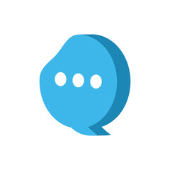 Message and chat box logo vector illustration abstract background design.