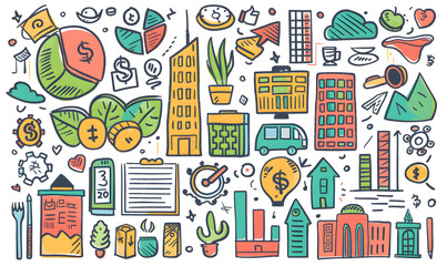 investment and business graphic advertising backgrounds