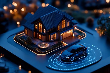 A laser-based detection system creating an invisible barrier around a home