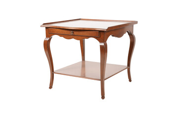 table isolated on white