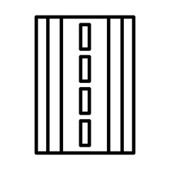 Highway line icon