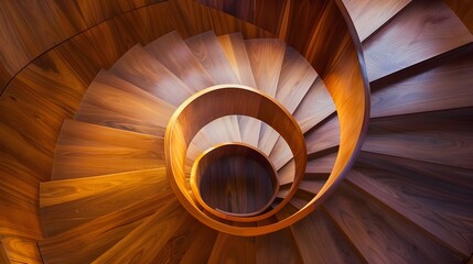 Fototapeta premium Spiral Staircase Architecture