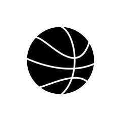 Basketball icon logo design. Basketball ball sign and symbol