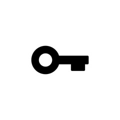 Key icon logo design. Key sign and symbol.