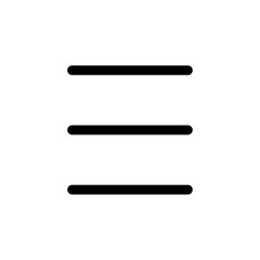 Menu icon logo design. web menu sign and symbol. hamburger menu symbol