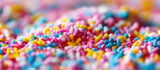 Colorful Sprinkles Close Up