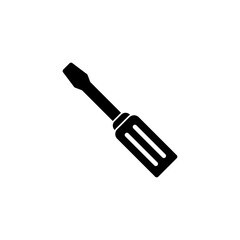 Screwdriver icon logo design. tools sign and symbol