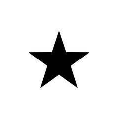 Star icon logo design. rating sign and symbol. favourite star icon