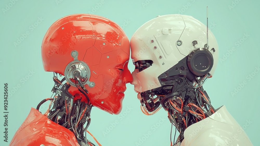 Poster integration of artificial intelligence into daily life, exploring the transformative impact of ai on