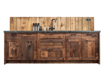 Kitchen cabinet , isolated on white background 