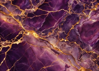 Breathtaking panoramic background featuring an elegant marble texture in rich amethyst hues, exuding luxury and sophistication, perfect for high-end designs and wallpapers.