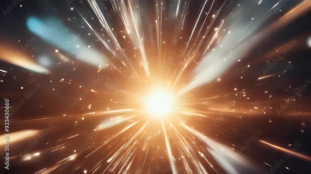 Poster motion blur zoom abstract sunbeam exploding abstract