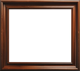 A simple wooden frame with a black background, perfect for adding your own design.