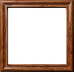 Obraz premium A simple wooden frame with a black background, perfect for adding your own design.
