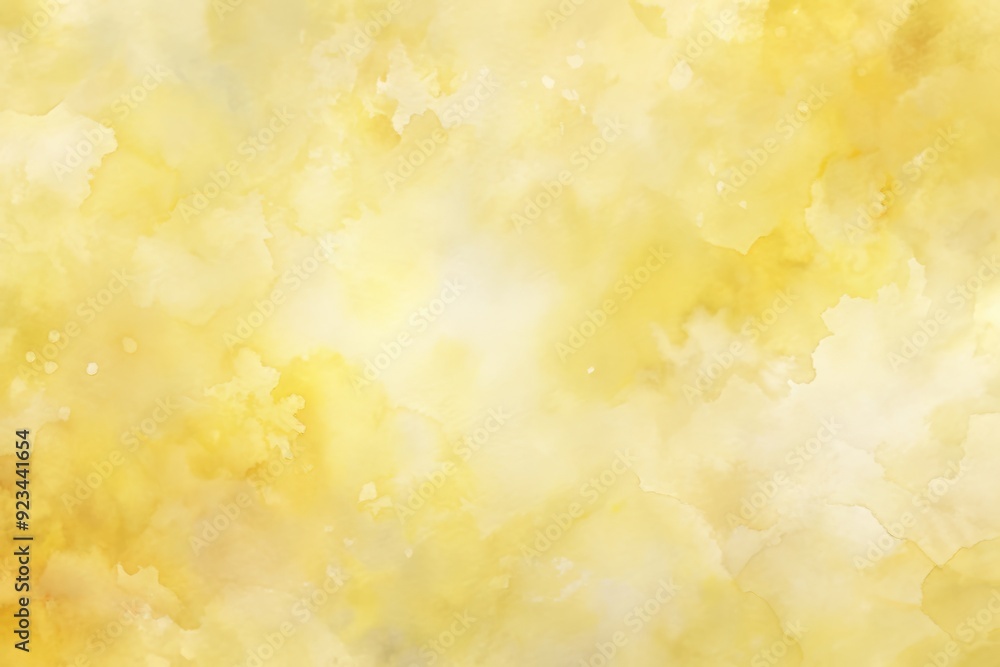 Poster soft yellow watercolor hues blend seamlessly on a delicate abstract backdrop, creating a warm and ca