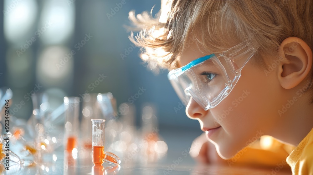 Poster a diverse group of students engaged in an interactive science workshop, fostering curiosity and a lo