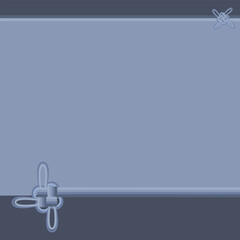 Korean Traditional Knot Pattern Frame Border