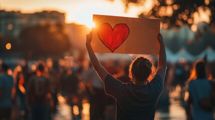 A devoted fan displays a homemade sign, showing passion and support for their favorite team.