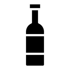 wine bottle glyph 