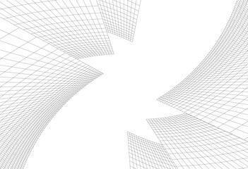 abstract architectural background vector illustration