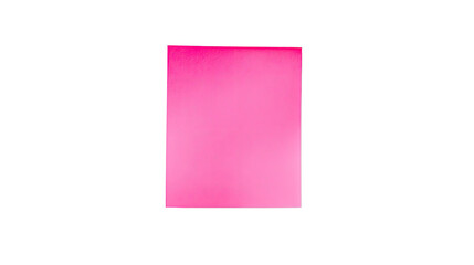 Pink sticky note transparent background