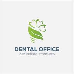 Dental Clinic Logo Design Dentist Logo Tooth abstract Linear Dentist stomatology