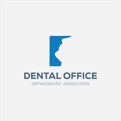 Dental Clinic Logo Design Dentist Logo Tooth abstract Linear Dentist stomatology