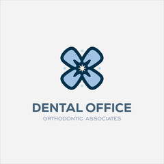 Dental Clinic Logo Design Dentist Logo Tooth abstract Linear Dentist stomatology