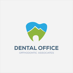 Dental Clinic Logo Design Dentist Logo Tooth abstract Linear Dentist stomatology