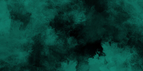 abstract cloud and vapor texture background. Black and teal smoke aquarelle smudge illustration smooth grungy smokey light pastel colors ink glow. Teal color powder explosion .	
