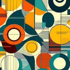 seamless pattern with circles