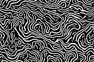 Abstract Wavy Lines Pattern
