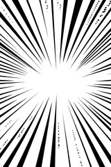 Obraz premium PNG Dynamic comic explosion background