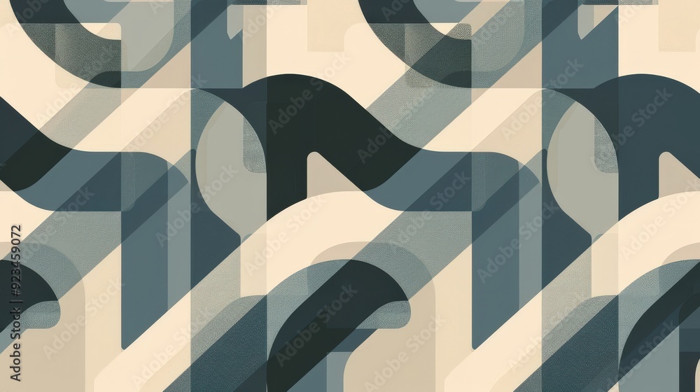 Poster an elegant business pattern with a series of overlapping lines and shapes